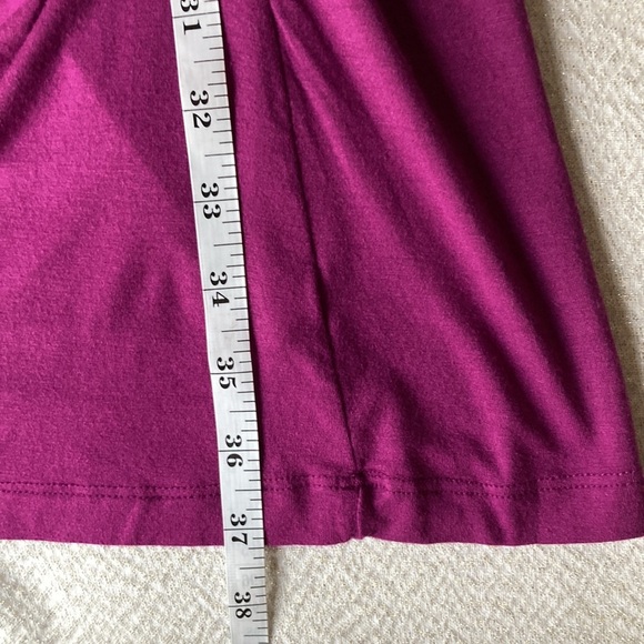 Free People Beaded Ruched Dress Mini Purple Boho V Neck Stretch Y2K Size M - Picture 7 of 8